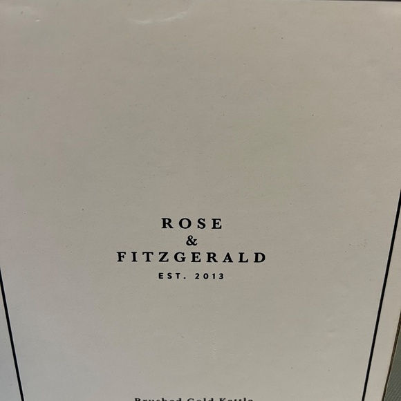 NEW ROSE & FITZGERALD BRUSHED GOLD KETTLE - Picture 3 of 3